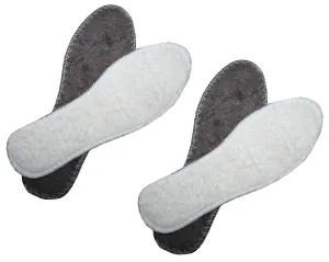 2 x Pairs Natural Sheep Skin Woollen Insole For Men or Woman UK Size 41/42