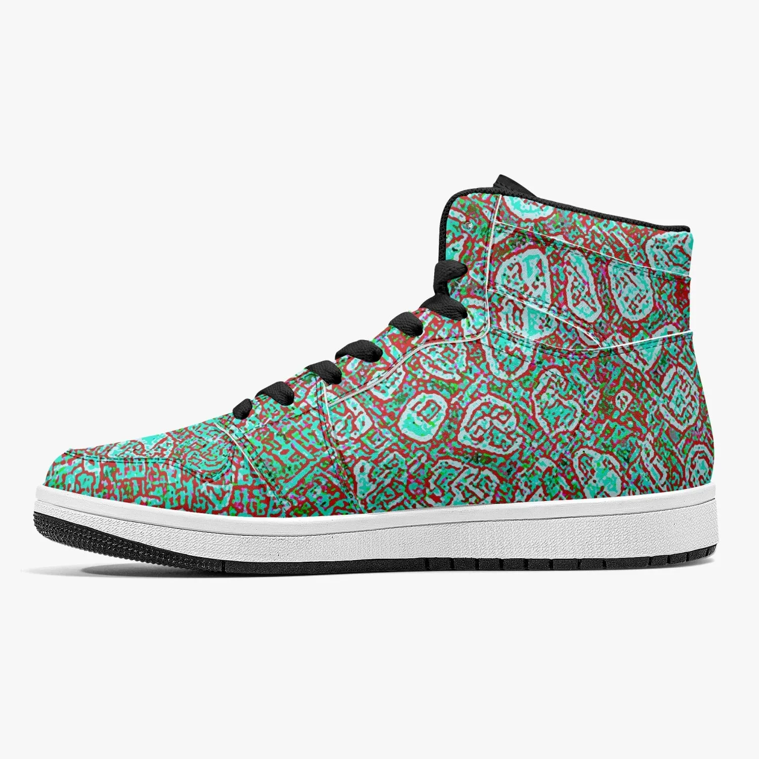 Almost Green - Macr.in (High-Top Leather Sneakers)