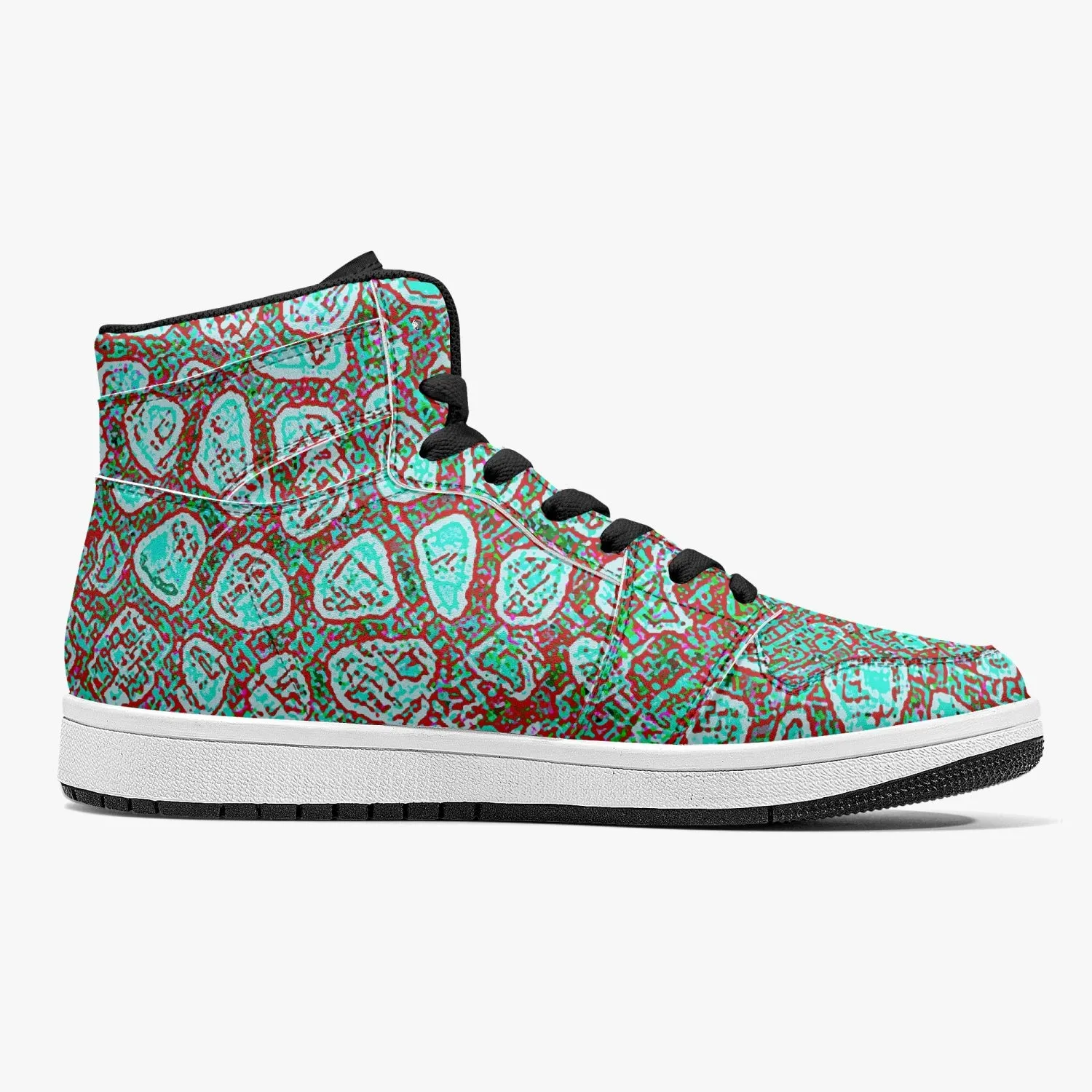 Almost Green - Macr.in (High-Top Leather Sneakers)