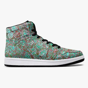 Almost Green - Macr.in (High-Top Leather Sneakers)