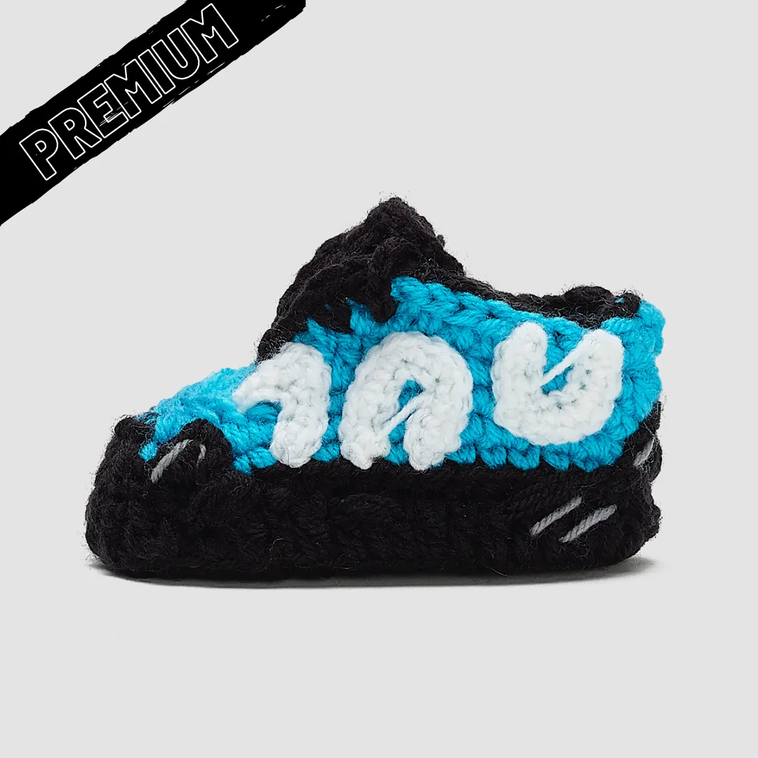 Baby Crochet Yzy M-Cyan (Soft felt non-slip bottom)