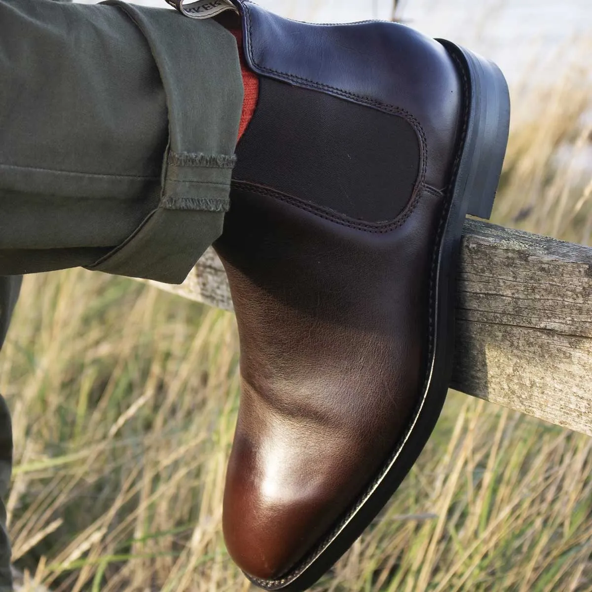 BARKER Sutton Chelsea Boots - Mens - Brown Pegasus