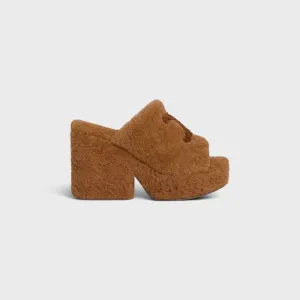 Celine Elena Mule In Shearling