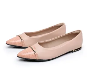 Charmed Strolls Pointed Toe Flats - Rose  (274.078)