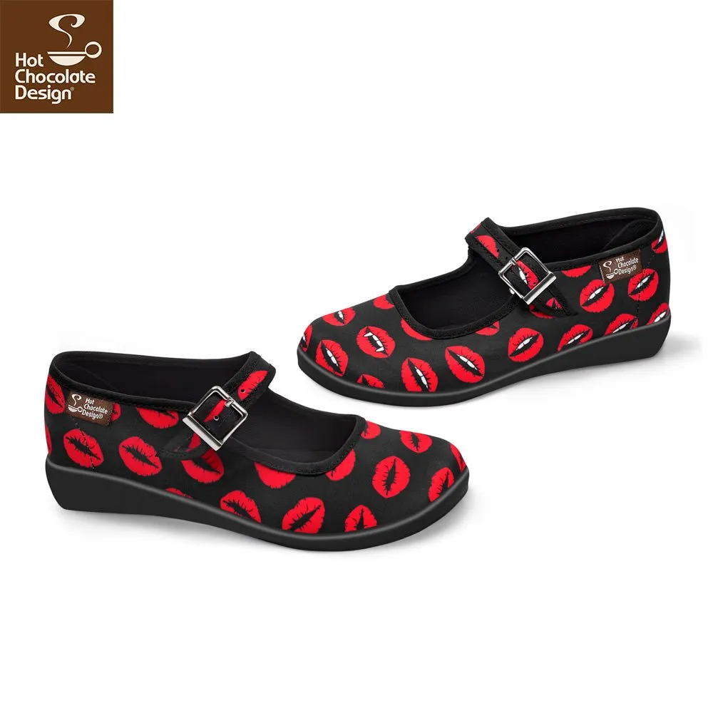 Chocolaticas® KISS ME Women's Mary Jane Flat