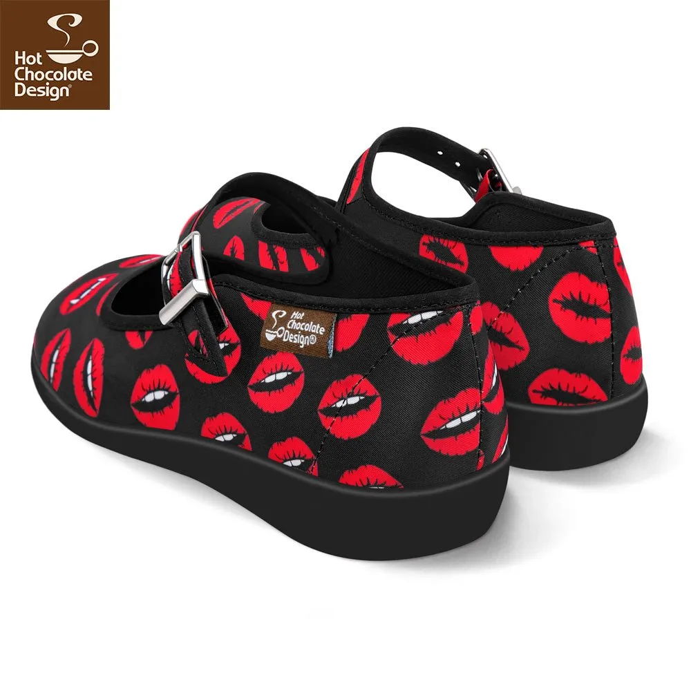 Chocolaticas® KISS ME Women's Mary Jane Flat