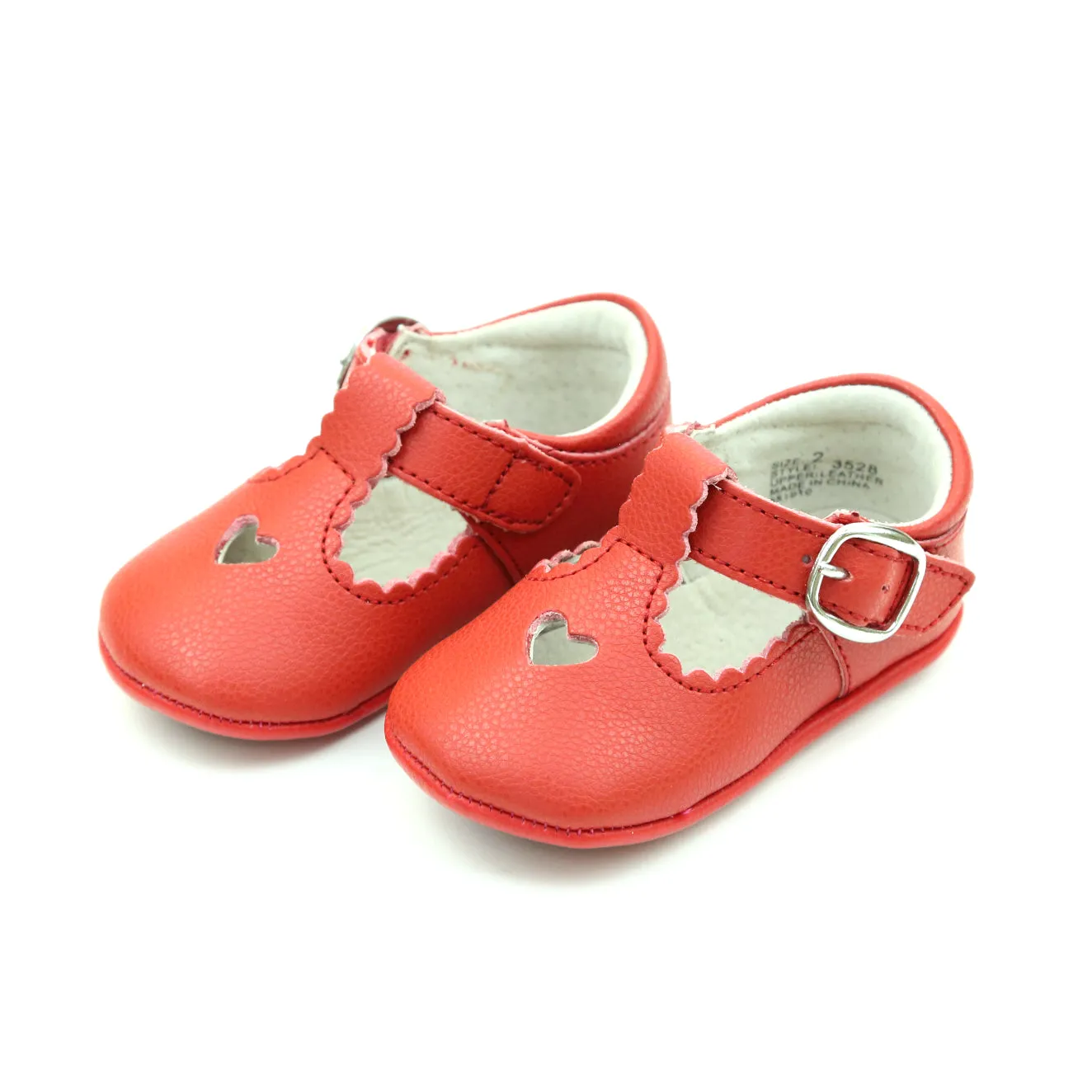 Crib Shoes Heart Crib Mary Jane For Infants | Rosalie