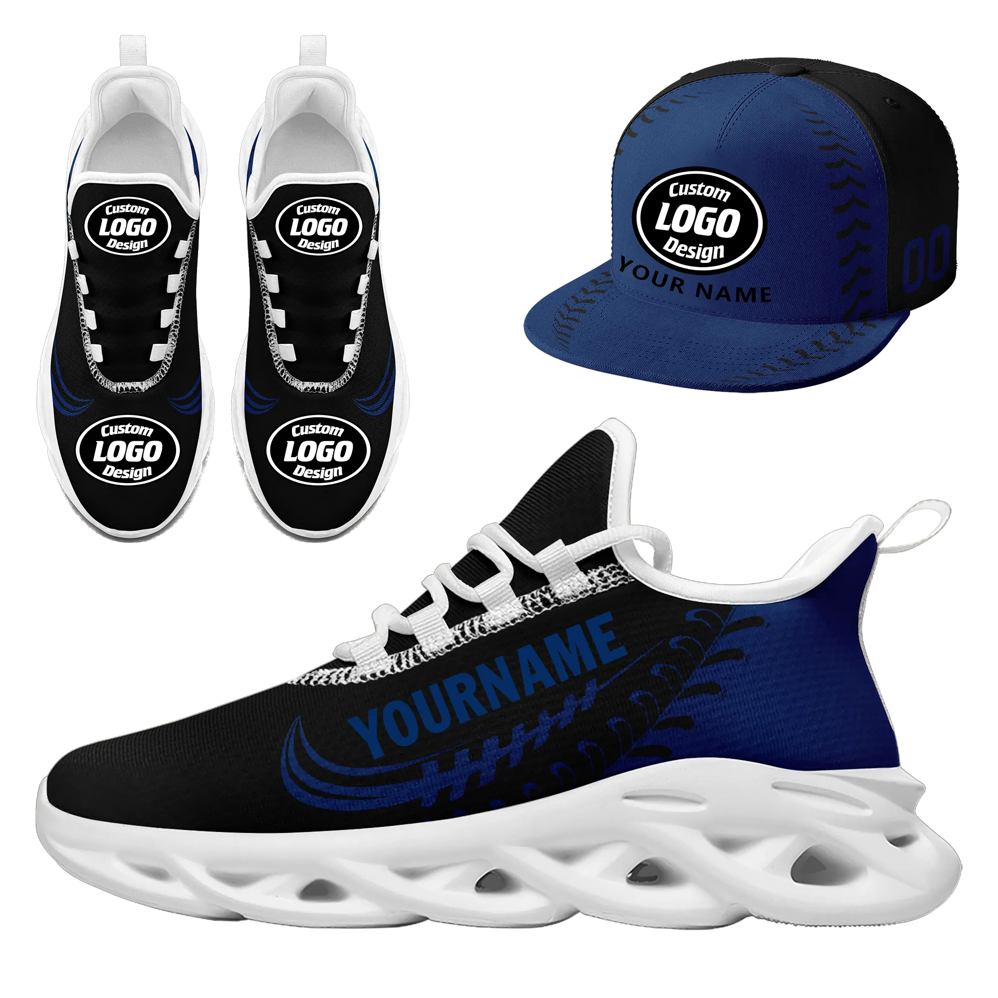 Custom MaxSoul Shoes and Hat Combo Personalized JH-bd0b00ea-bd