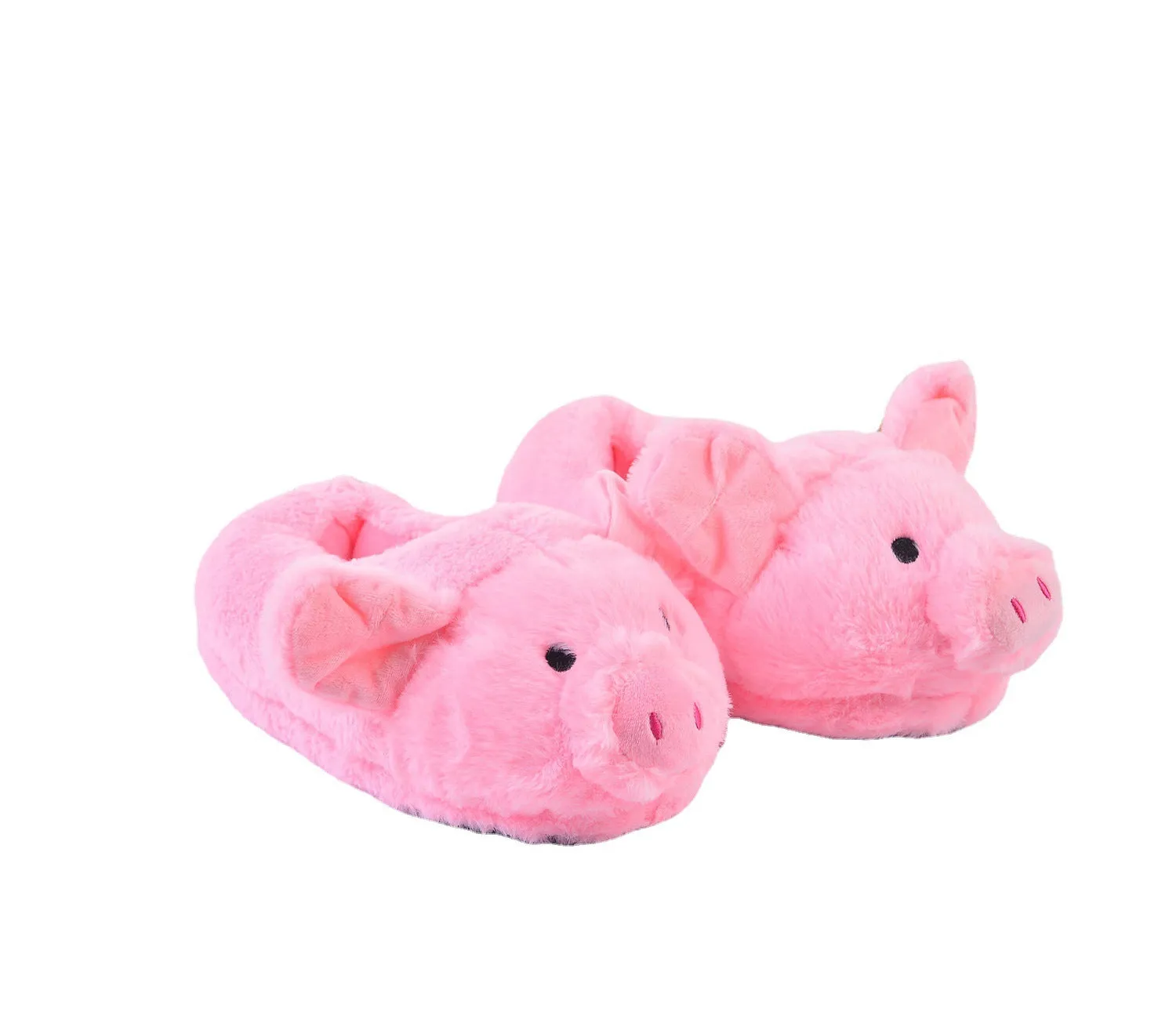 Cute Graffiti Pig Plush Slippers