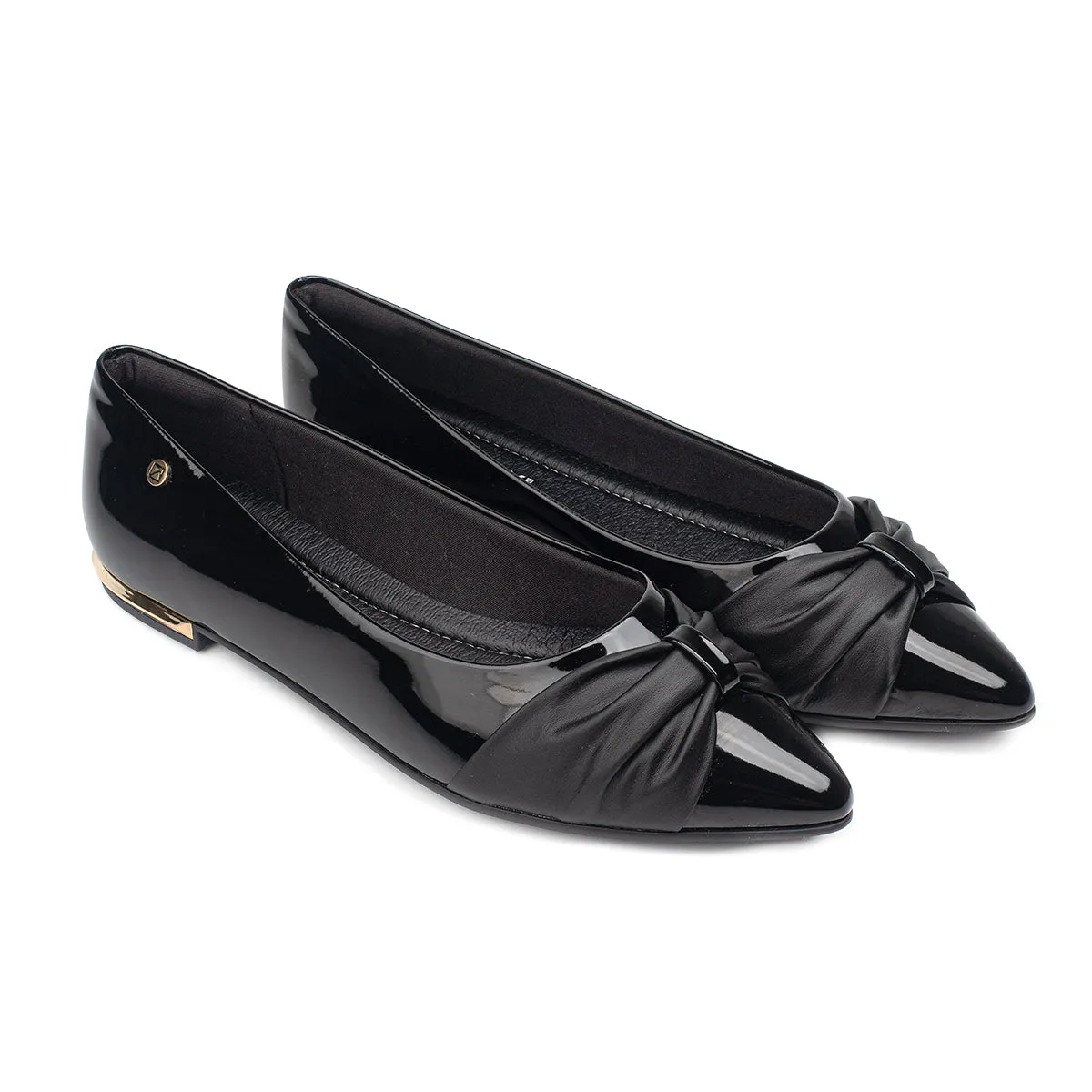 Dazzle Pointed Flats - Black (274.064)