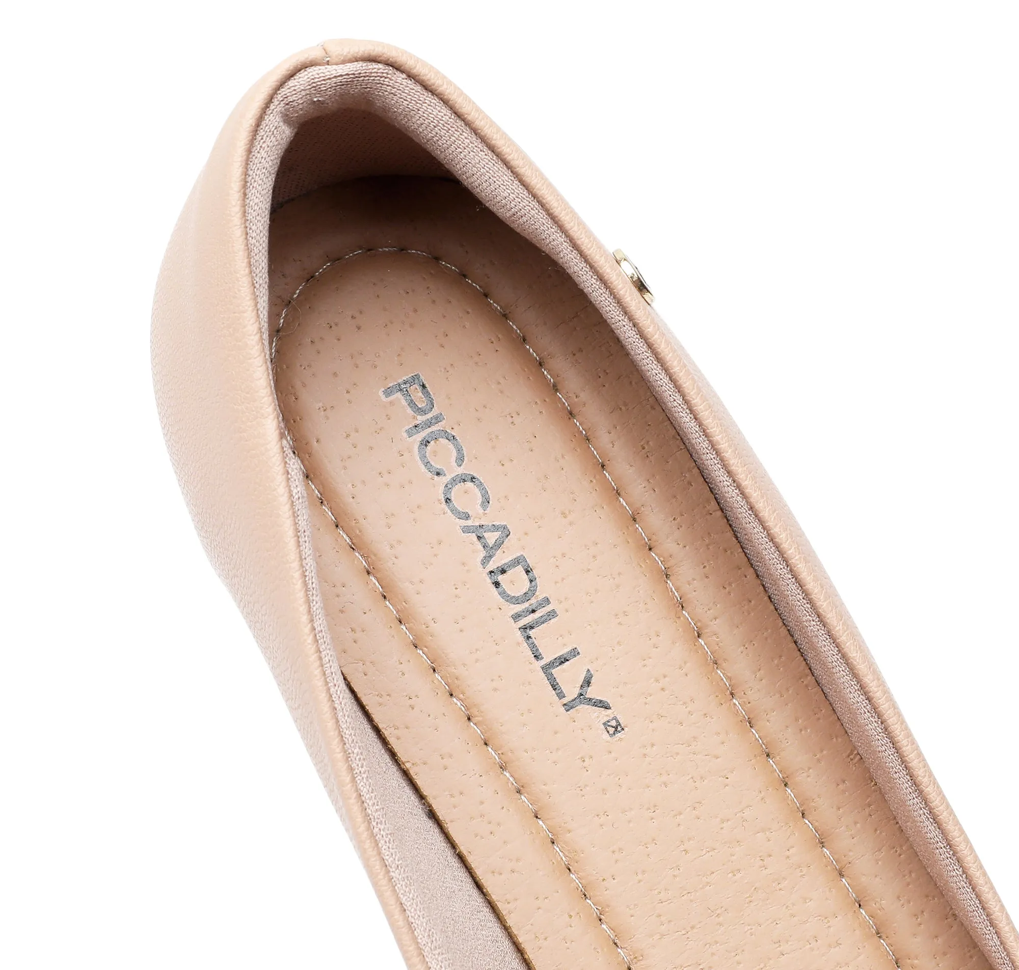 Dazzle Pointed Flats - Nude (274.064)