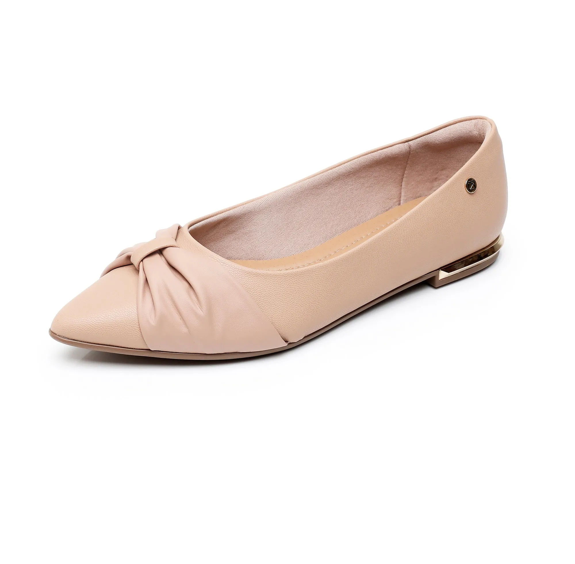 Dazzle Pointed Flats - Nude (274.064)