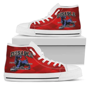 DuSable High Top Gym Shoe-Red SQ_Womens (JZP)