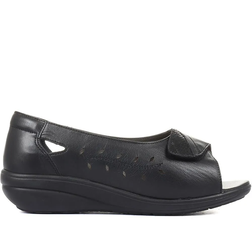 Extra Wide Fit Leather Shoes - KRISTEN / 320 437