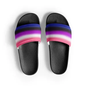 Genderfluid Pride Womens Slides Sandals