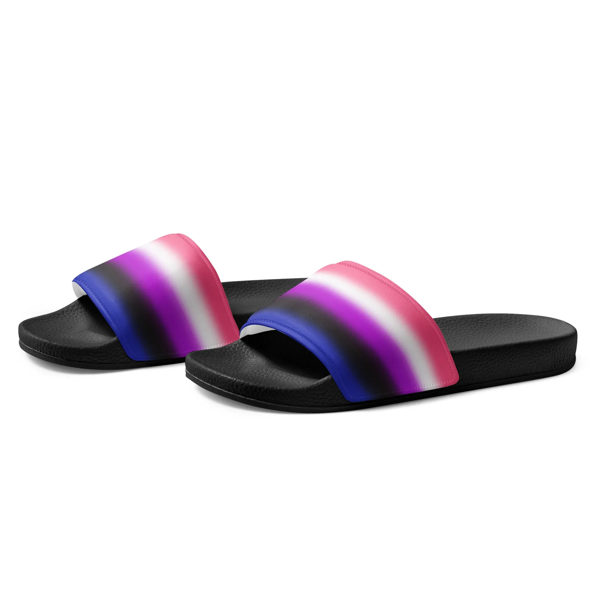 Genderfluid Pride Womens Slides Sandals