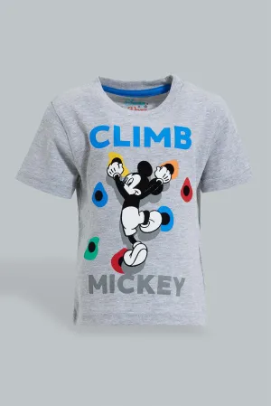 Grey Mickey Mouse T-Shirt