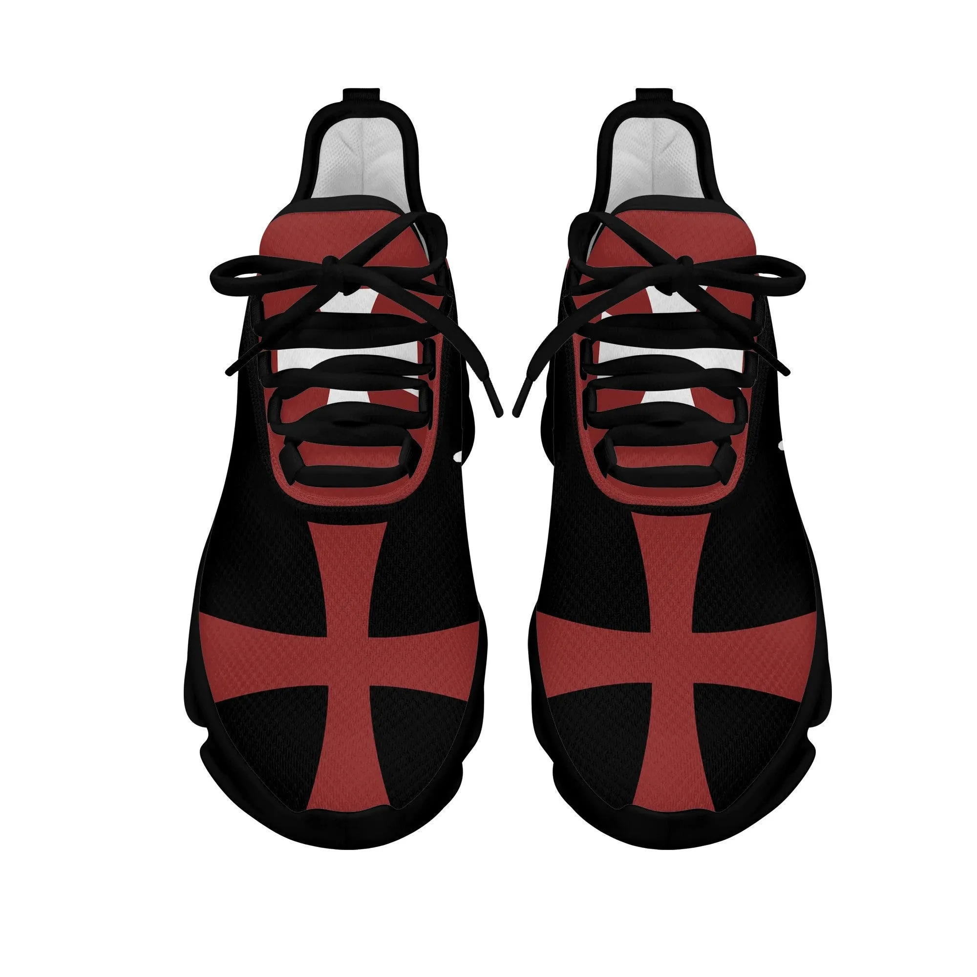 Jesus Running Sneakers Red Max Soul Shoes - Christian Shoes For Men And Women