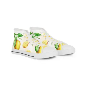 Lemon Men's High Top Sneakers