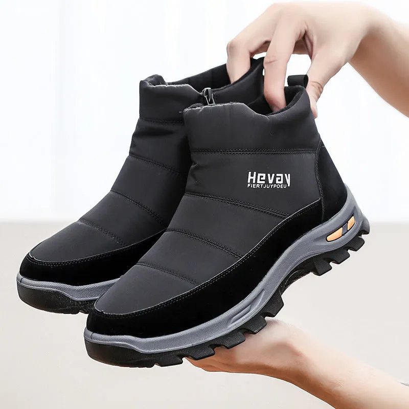 Men's Casual Comfy Round Toe Warm Winter Boots