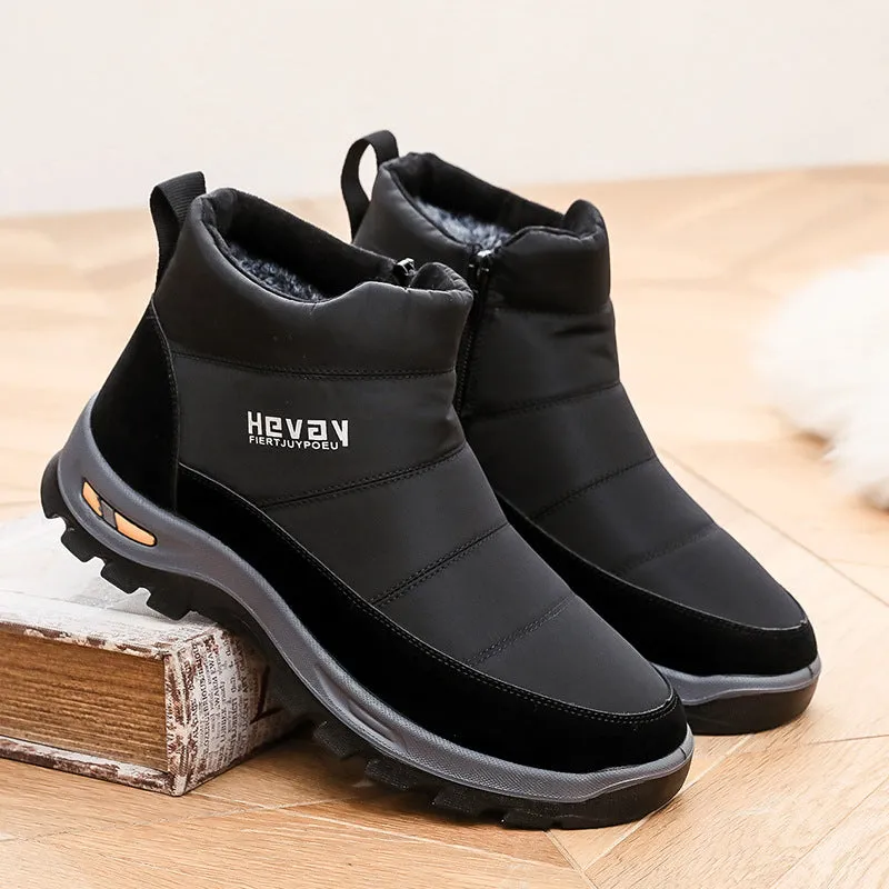 Men's Casual Comfy Round Toe Warm Winter Boots