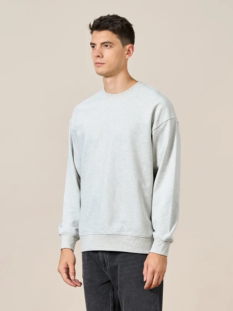 Men's Casual Minimalist Sweatshirts Oversize O-Neck Plus Size Pullover