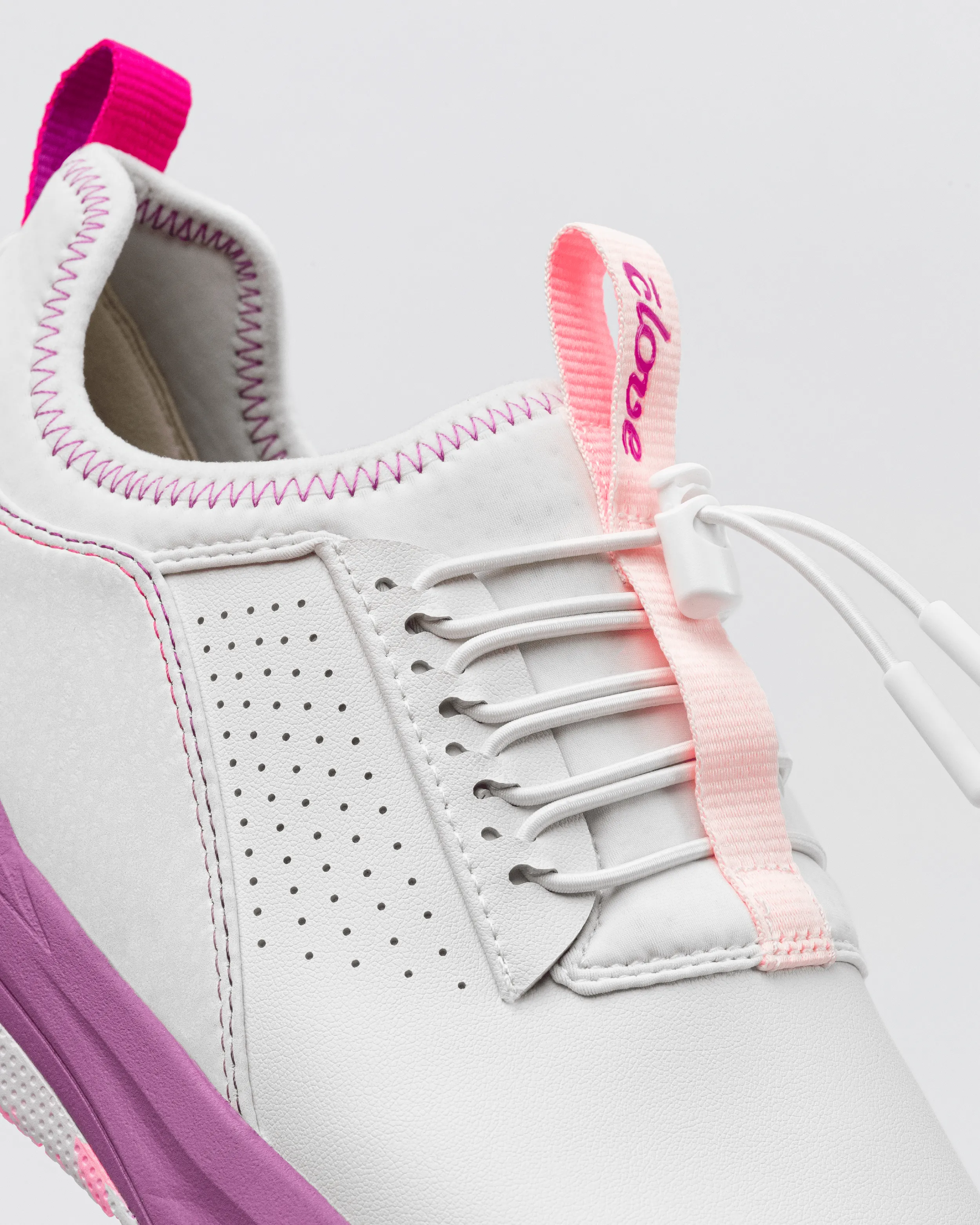 Men's Classic - White / Violet Pop