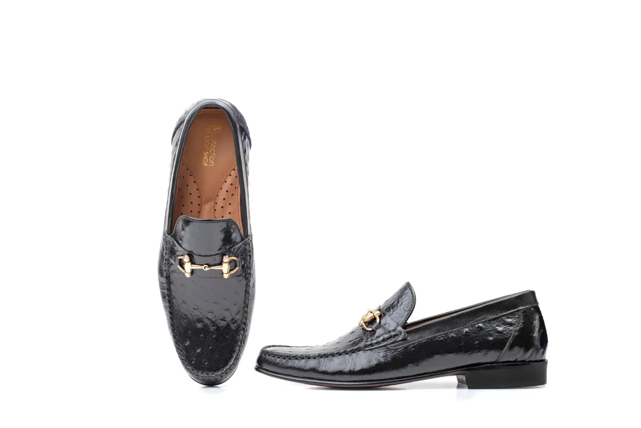 Men's Dot Pattren Black Shoes -TnV Collection