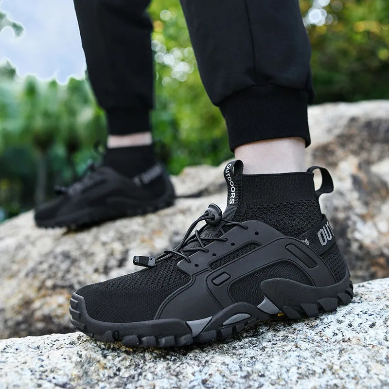 Men's Sneakers Fashion Mesh Men Casual Shoes Handmade Breathable Men's Shoes Lightweight Outdoor Men Wading Shoes Moccasins