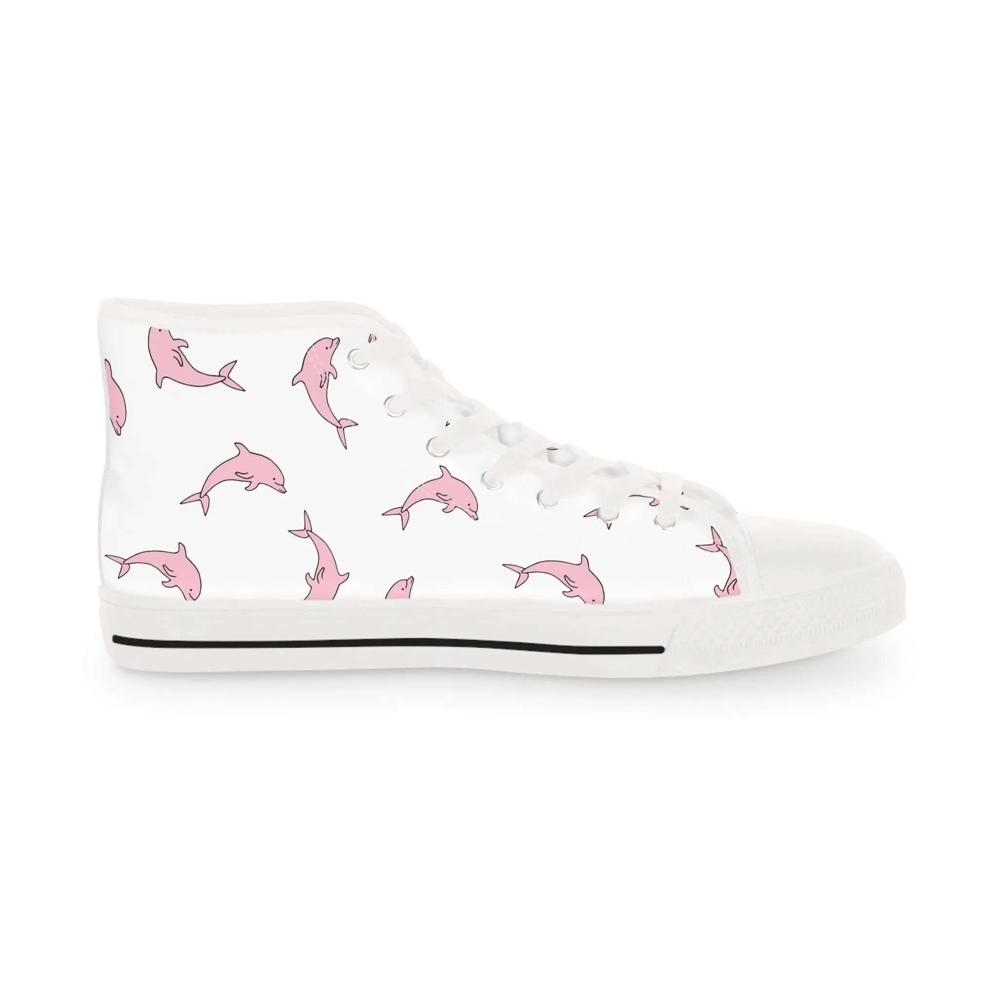 Pink Dolphins Men's High Top Sneakers