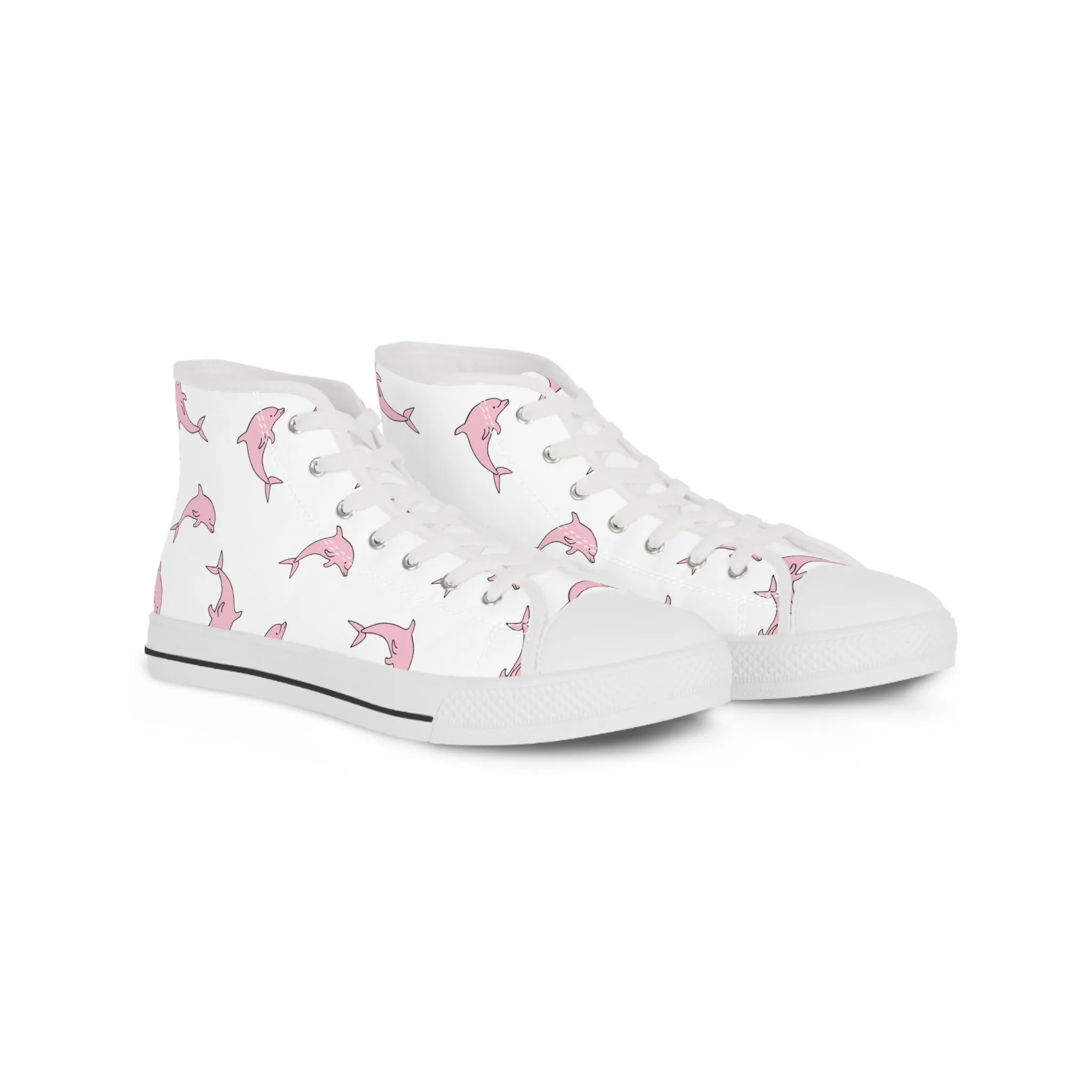 Pink Dolphins Men's High Top Sneakers