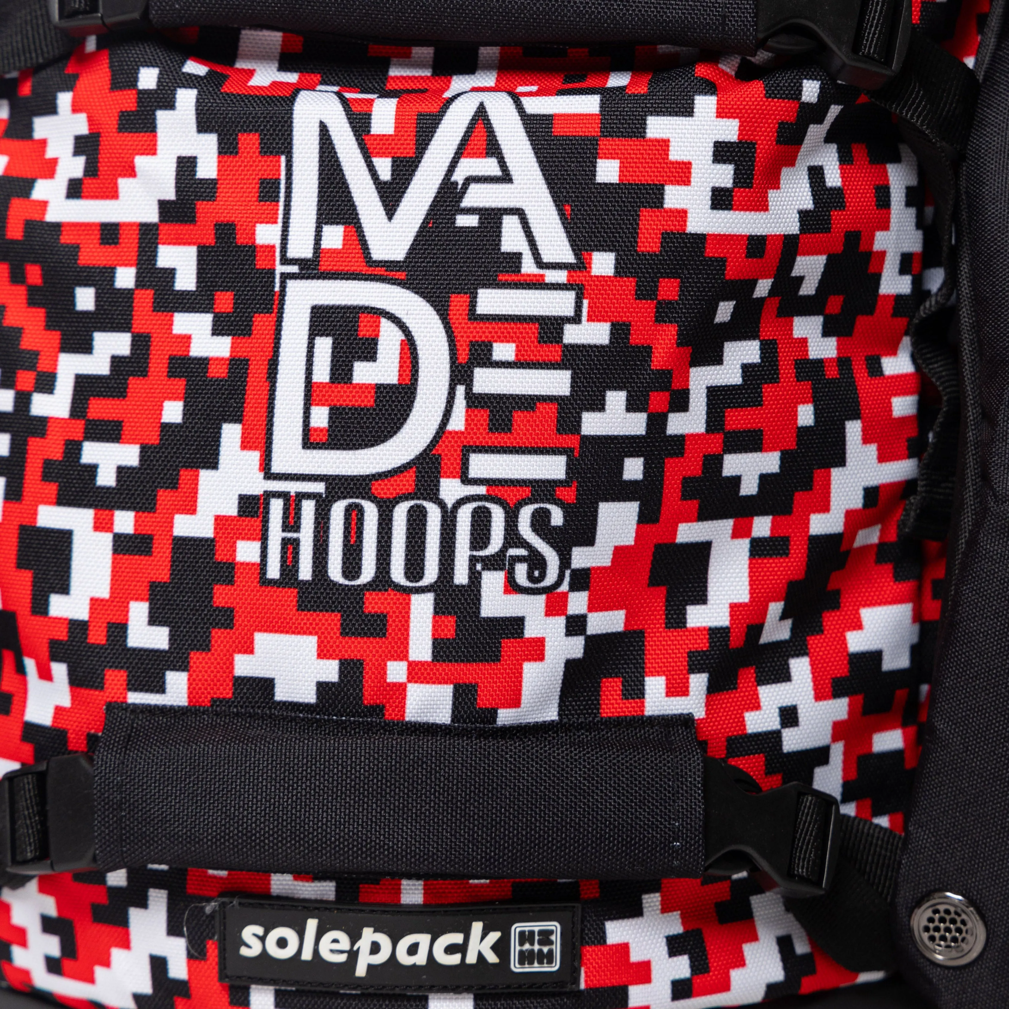 SOLEPACK x MADE HOOPS BACKPACK | DIGI CAMO RED