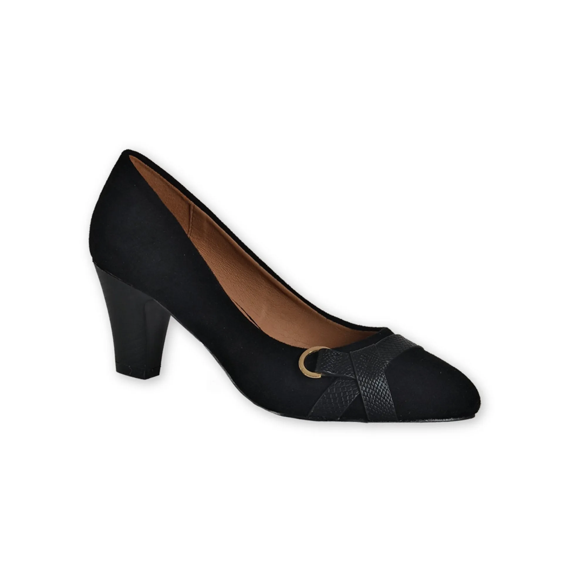 Suede Pumps - Black