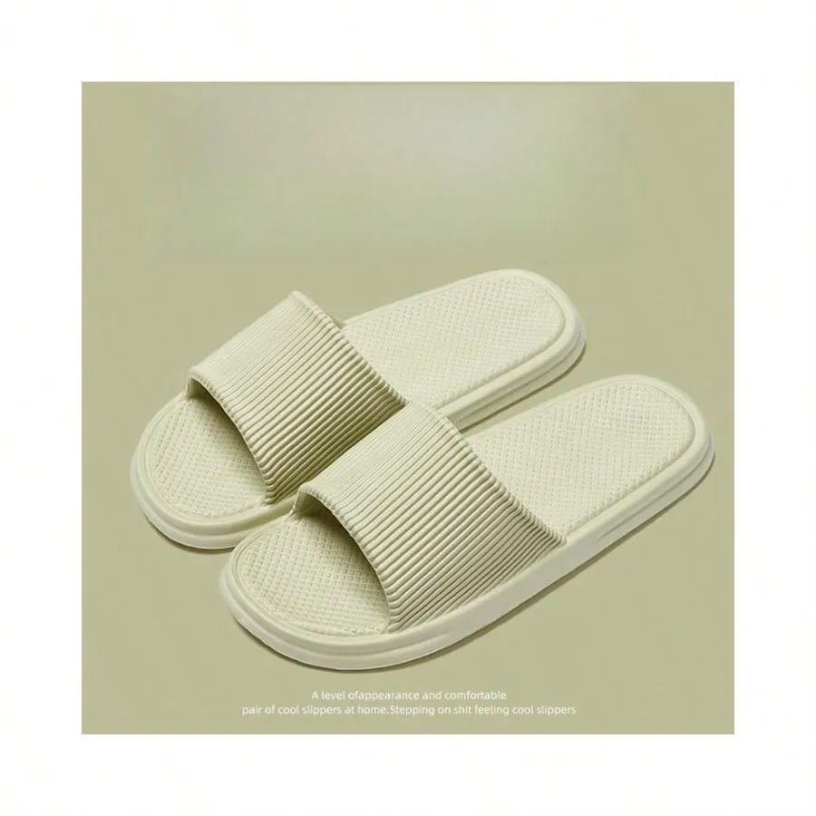 Summer Couples EVA Indoor Slippers For Home Use, Breathable And Quick-Drying Bath Anti-Slip Slippers For Women And Men