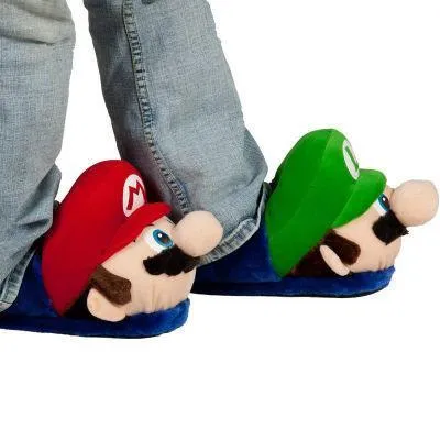 Super Mario Brothers Plush Slippers