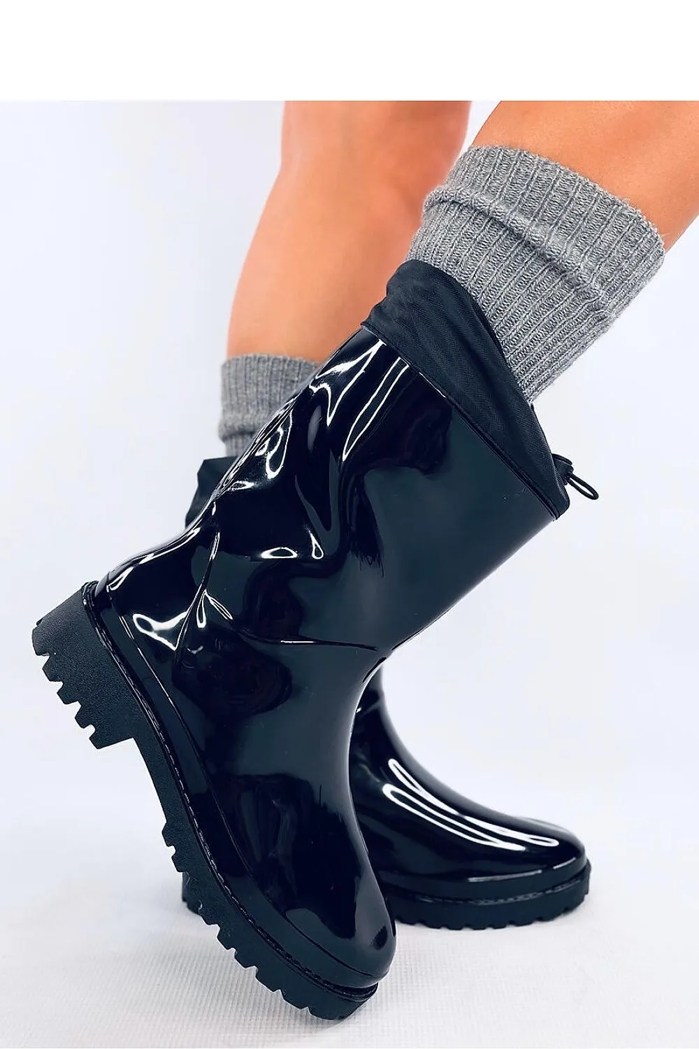 TEEK - Black Slush Wellingtons Rainboots