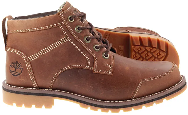 Timberland Boots Mens Larchmont II Chukka Rust Full Grain