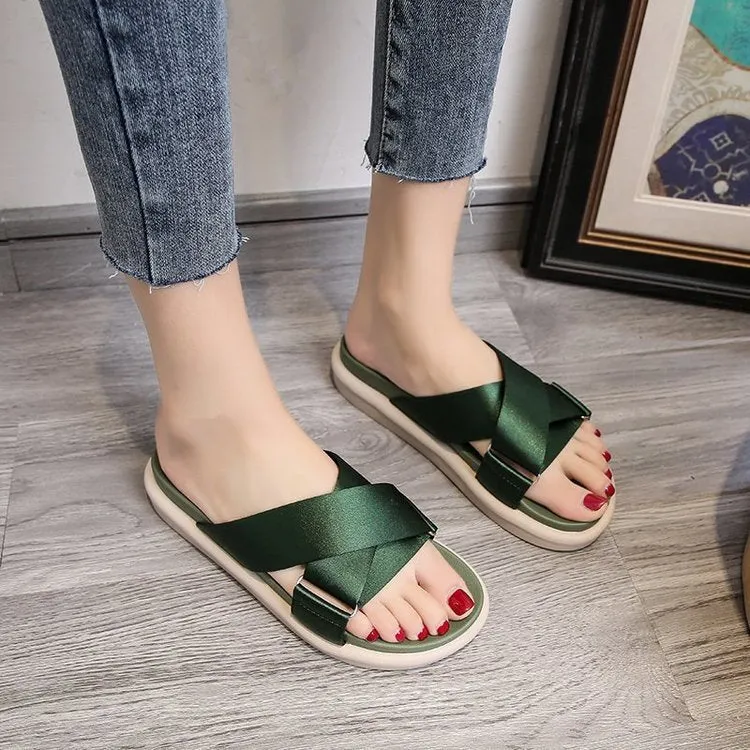 Women's Canvas Strap Summer Sandals